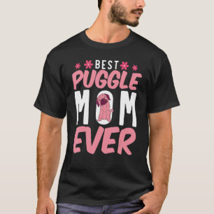 Camiseta Melhor Mãe de Puggle de Todos os Tempos Cachorro M