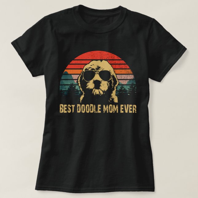 Camiseta melhor mãe de rabisco de sempre (Frente do Design)