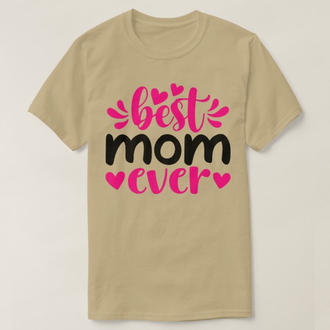 Camiseta Melhor mãe de sempre para a vovó da mamãe ou Nana (Frente do Design)