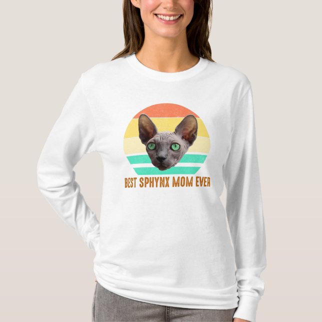 Camiseta Melhor Mãe De Sphynx Nunca (Frente)