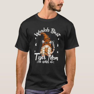 Camiseta Melhor Mãe de Tigre do Mundo Para Tigre Gnome Fofo