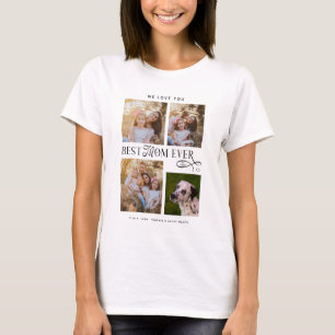 Camiseta Melhor Mãe de Todos os Tempos 4 Fotos Coração Pres
