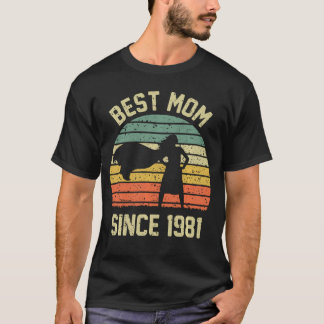 Camiseta Melhor Mãe Desde 1981 Mãe Mamãe Presentes Dia das 