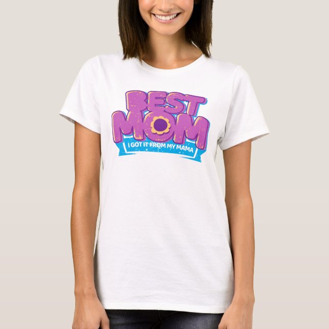 Camiseta Melhor Mãe dia das mães (Frente)