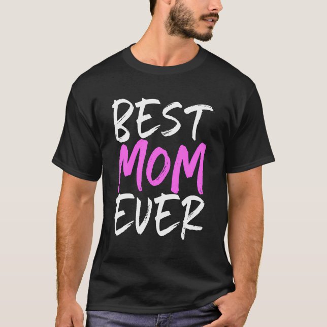 Camiseta Melhor Mãe Dia de as mães De Presente Engraçado (Frente)