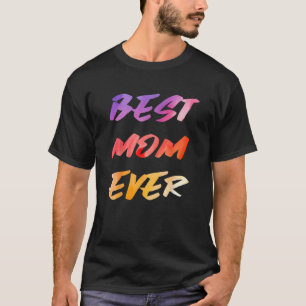 Camiseta Melhor Mãe Dia de as mães Feliz