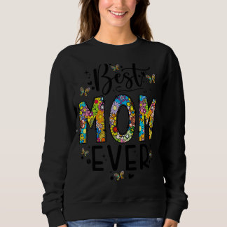 Camiseta Melhor Mãe Dia de as mães Floral Para O Melhor Mo