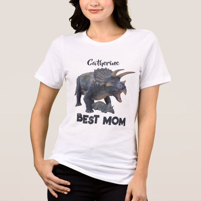 Camiseta Melhor Mãe Dinossauro (Frente)