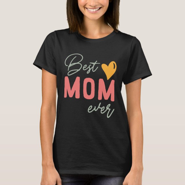 Camiseta Melhor Mãe do Dia das Mães (Frente)