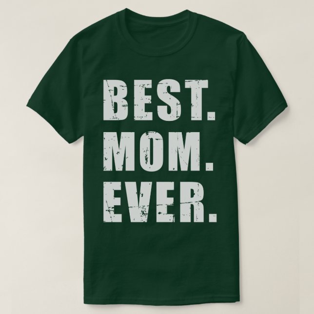 Camiseta Melhor mãe do dia de as mães 1 (Frente do Design)