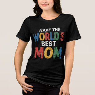 Camiseta Melhor mãe do mundo