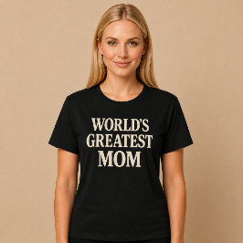 Camiseta Melhor Mãe do Mundo