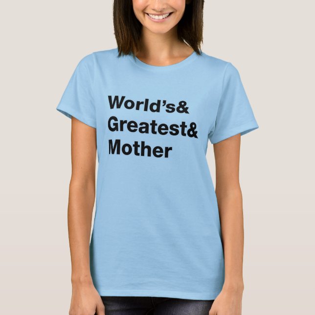 Camiseta Melhor Mãe do Mundo (Frente)