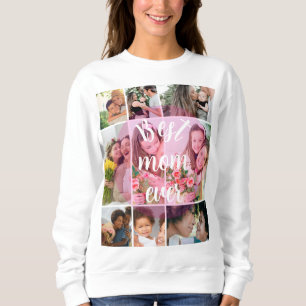 Camiseta Melhor Mãe do Mundo 9 Colagem de Fotos Personaliza