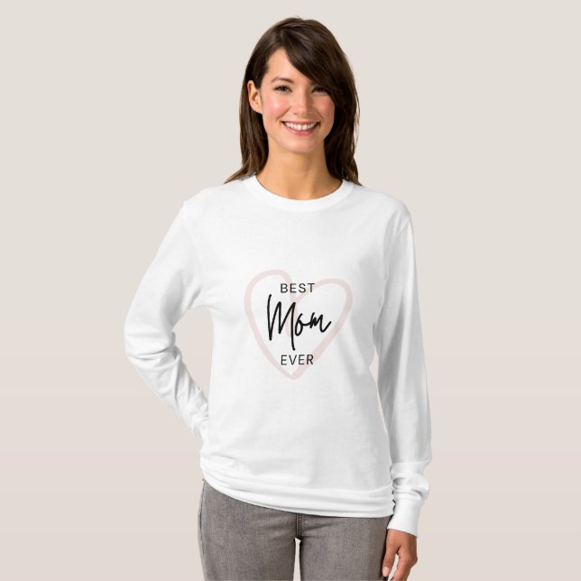 Camiseta Melhor Mãe do Mundo Amor (Frente Completa)