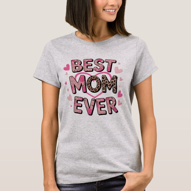 Camiseta Melhor Mãe do Mundo - Dia das Mães (Frente)