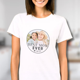 Camiseta Melhor Mãe do Mundo Foto Personalizada Mãe