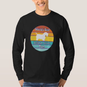 Camiseta Melhor Mãe do Mundo para Sealyham Terrier