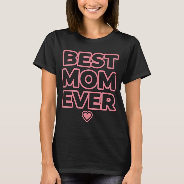 Camiseta Melhor Mãe do Mundo | Presente do Dia das (Frente)