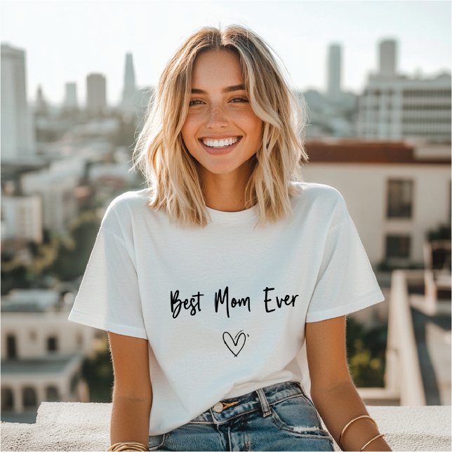 Camiseta Melhor Mãe do Mundo – Presente do Dia das (Criador carregado)