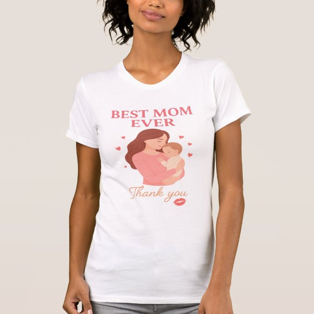 Camiseta Melhor Mãe do Mundo Presente para Ela – D (Frente)