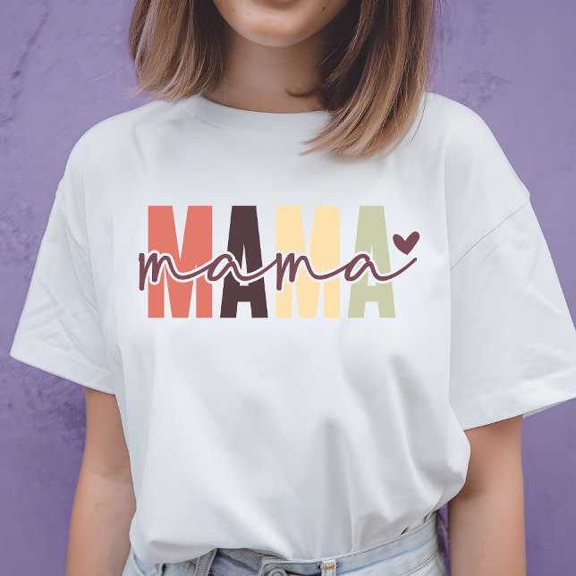 Camiseta Melhor Mãe do Mundo | Roteiro Colorido Mamãe Dia d (mama shirt, mom shirt, mothers day shirt, mom gift shirt, birthday gift for mom, christmas gift)