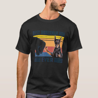 Camiseta Melhor Mãe Doberman de Todos os Tempos Mãe de Cac