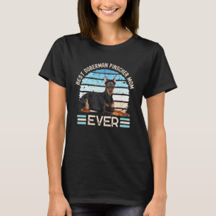 Camiseta Melhor Mãe Doberman Pinscher de Todos os Tempos Di