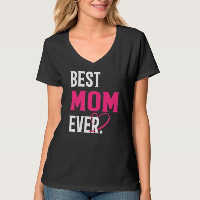 Camiseta Melhor Mãe Engraçada Mãe Dia de as mães Amante Mul (Frente)