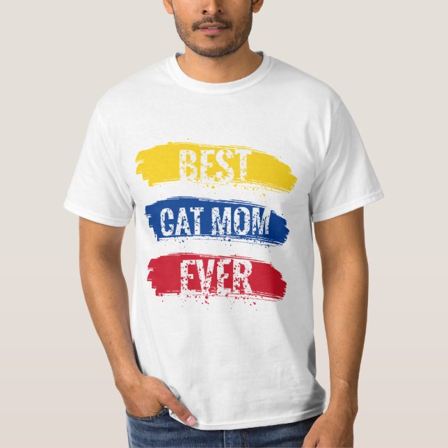 Camiseta Melhor Mãe Gato do Mundo (Frente)