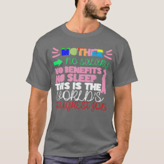 Camiseta Melhor Mãe Mãe Mãe Mãe Mãe Dia da Mãe Filha