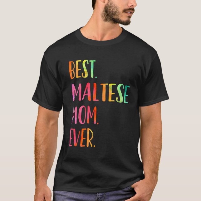 Camiseta Melhor mãe maltesa (Frente)