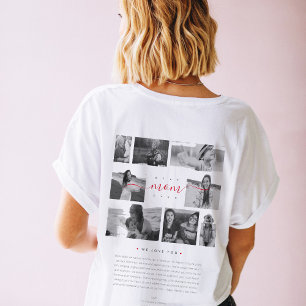 Camiseta Melhor Mãe Moderna 8 Fotos - Letra Engraçada Mulhe