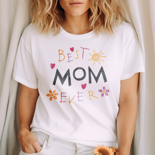 Camiseta Melhor Mãe Nunca   Dia de as mães de Clipart Color