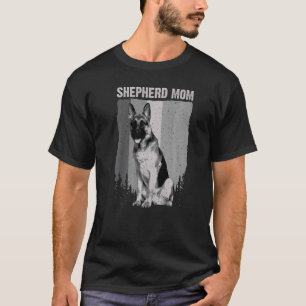 Camiseta Melhor Mãe Pastor Alemão Mulheres Dono de Cachorro