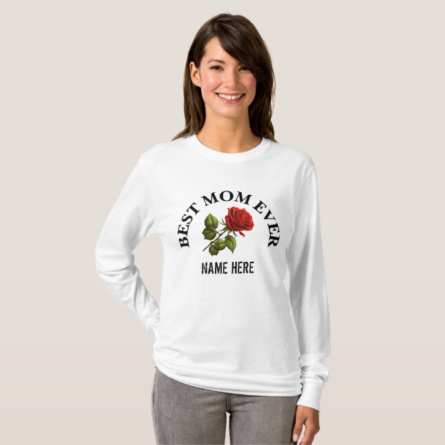 Camiseta Melhor mãe personalizada (Frente Completa)