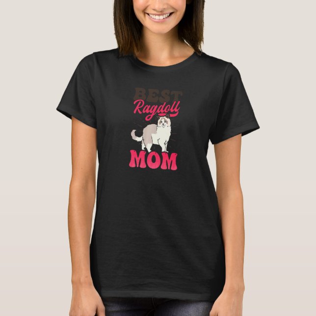 Camiseta Melhor Mãe Ragdoll Gato Ragdoll Premium (Frente)