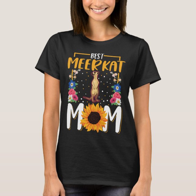 Camiseta Melhor Mãe Suricata de Sempre  2 (Frente)