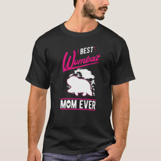 Camiseta Melhor Mãe Vombate de Todos os Tempos