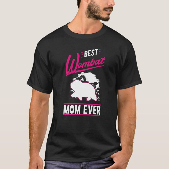 Camiseta Melhor Mãe Vombate de Todos os Tempos (Frente)