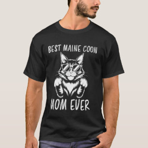 Camiseta Melhor Maine Coon Mãe Engraçado Maine Coon