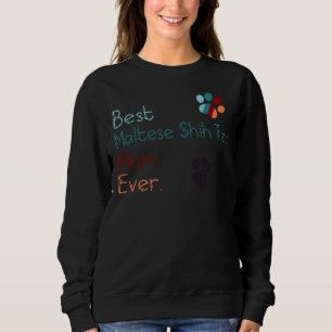 Camiseta Melhor Maltês Shiu Mãe Eu Te Amo Maltês