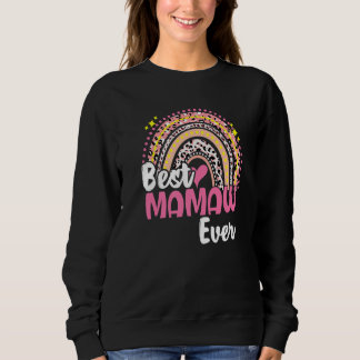 Camiseta Melhor Mamaw De Mães Coletivas, Rosa, Rosa, Leopar