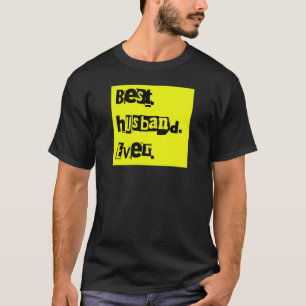 Camiseta Melhor Marido de Todos os Tempos Texto Punk Rock