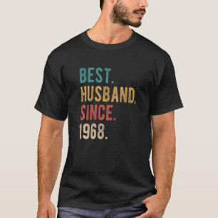 Camiseta Melhor Marido Desde 1968 54º Aniversário de Casame