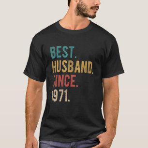 Camiseta Melhor Marido Desde 1971 51ruas Casando Aniversári