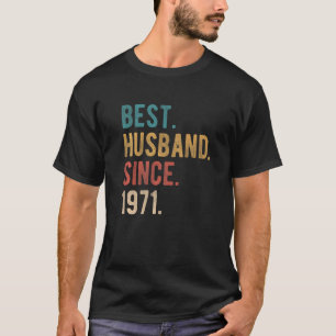 Camiseta Melhor Marido Desde 1971 51ruas Casando Aniversári