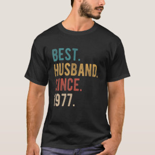 Camiseta Melhor Marido desde 1977, 45º Aniversário do Casam