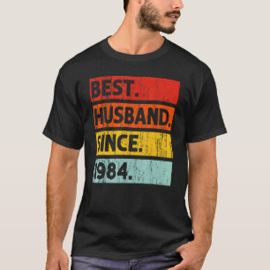Camiseta Melhor Marido Desde 1984 38 Anos 38º Casamento Ann