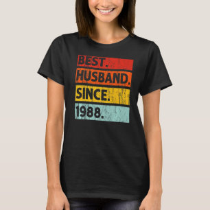 Camiseta Melhor Marido Desde 1988 34 Anos 34 Casamento Anni